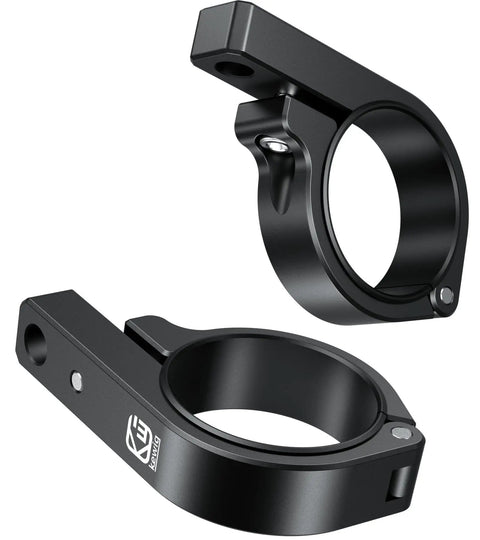 Beefy Aluminum Off Road Led Light Bar Mounts Set Of 2 For Round Rails And Roll Cages Fits 1.5-2.1 Inch Diameter Bars