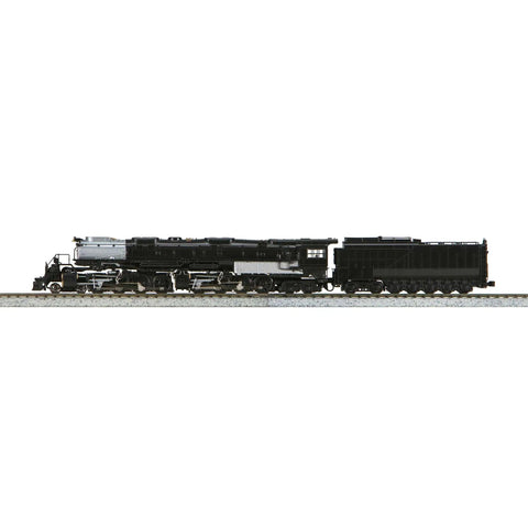 Union Pacific Big Boy Steam Locomotive Model N Scale 4014 Replica With Glossy Finish, 4 8 8 4 Articulated Design side view