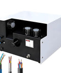 Automatic Wire Stripping And Twisting Machine For 5-60mm Cable Separation Brushing Tool with electric motor and adjustable brushes.