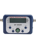 Portable Satellite Signal Meter for Campers with LCD Backlit Display and Compass built in amplifier attenuation control.