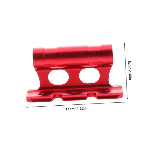 Red aluminum Fork Mount Bracket For Car Roof Racks With Quick Release Easy Install Built Tough And Secure, Ride Ready Bike Carrier