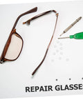 200 Pcs Optical Gaskets For Eyeglasses Repair Rimless Eyewear Washers Flat Screws Quick Fix Kit For Eyewear Sunglasses And Spectacles
