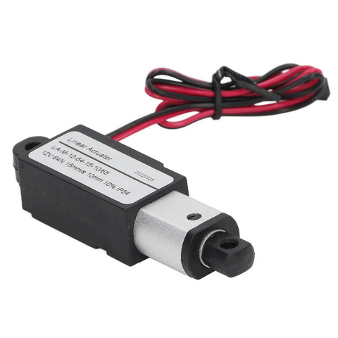 12V Mini Linear Actuator with 10mm Stroke, Aluminum Housing, Micro DC Actuator for Automation and Agriculture