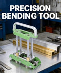 Two Station Sheet Metal Bender For Manual Bending Of Steel Aluminum And Copper From 0 To 90 Degrees With Lightweight Aluminum Handle