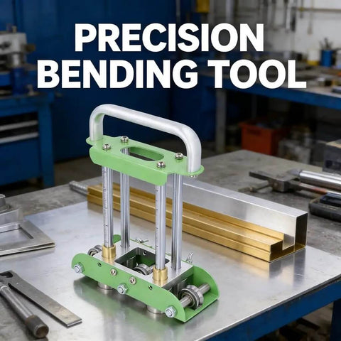 Two Station Sheet Metal Bender For Manual Bending Of Steel Aluminum And Copper From 0 To 90 Degrees With Lightweight Aluminum Handle