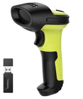 2D Barcode Scanner Bluetooth Enabled For Fast And Accurate Scanning Of Code 128 QR EAN 13 Data Matrix And More No Brainer AI App And SDK Support 180 Days Battery Life Works With iOS Android And Windows handheld view