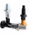 Heavy Duty Stainless Steel Indexing Pins And Self Locking Plungers With Coarse Thread Nuts In M6 M8 M10 M12 Sizes Plus Black Knobs for jigs