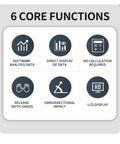 6 core functions of Your New Go-To Pro Leeb Hardness Tester, including software analysis data and LCD display.