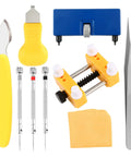 Watch Battery Replacement Toolkit With 9 Piece Essential Set Including Case Opener and Back Remover