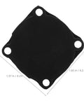 Three Pack Rubber Pressure Switch Gaskets For Air Compressors, Wear-Resistant Seal Pads, Leakproof Switch Seals, Go-To Replacement Spare Parts For Air Pumps And DIY Compressor Repairs, black rubber gasket 1.65 x 1.57 in