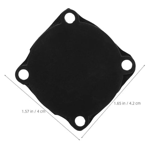 Three Pack Rubber Pressure Switch Gaskets For Air Compressors, Wear-Resistant Seal Pads, Leakproof Switch Seals, Go-To Replacement Spare Parts For Air Pumps And DIY Compressor Repairs, black rubber gasket 1.65 x 1.57 in