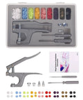 Snap Fastener Kit With Plier Dies Screwdriver Awl And Storage Case Handy 100 Sets Of 12mm Caps In 9 Colors Includes T3 T5 T8 Button Dies