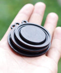 Set of 10 black 50mm water pressure diaphragms for gas/water heater fittings