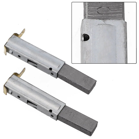 Heavy Duty Carbon Motor Brushes Holder For 30 60 70 80 90 Liter Industrial Vacuum Cleaners Built Tough Replacement set of 2 graphite iron brushes.
