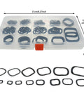 290 Piece Pack Black Manganese Steel Wave Spring Washers Set M5 Through M31 For Electrical Connections In Home And Commercial Appliances Durable Ready To Use Kit For Pros And DIYers in labeled case