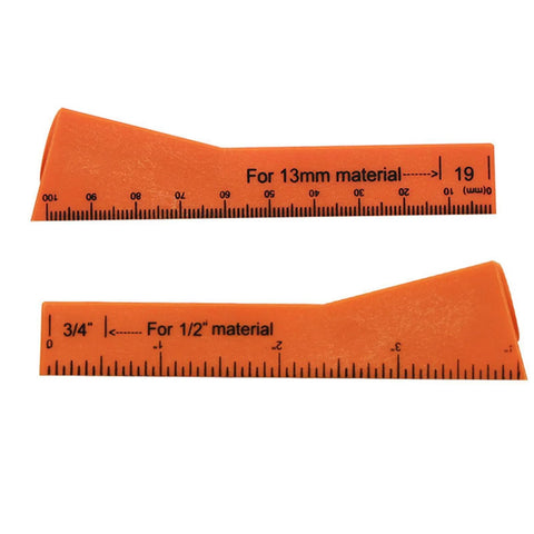 15 Degree Locator Angle Woodworking Tool With Hole Drill Guide And Screw Jig Positioner, orange scale markers visible