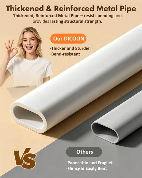 Thickened reinforced metal pipe comparison for Queen Size Toddler Bed Guard Rails 3 Pack With Headboard Rod