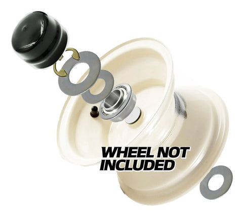Front Wheel Bushing To Bearing Conversion Kit And Front Axle Steering Spindles For Lawn Tractors And Mowers Grease Free Upgrade