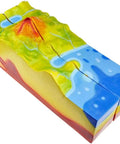 Volcano Model For Classroom Geology And Geography Teaching Aids Lava Eruption Demonstration showing internal volcanic structure