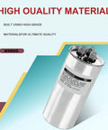Stainless steel UltraTemp Heat Pump Capacitor Replacement for Air Conditioners and Pool Heaters with plug-and-play design.