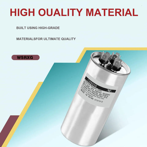 Stainless steel UltraTemp Heat Pump Capacitor Replacement for Air Conditioners and Pool Heaters with plug-and-play design.