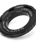 Centerlock Rotor Lockring For Road And Mountain Bikes Disc Brake Hub Lock Ring Cover Fits 9mm 12mm 15mm Systems Built Tough Black Metal