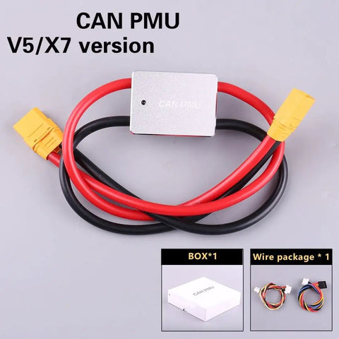 UAVCAN Digital Voltage and Current Sensor for ArduPilot and PX4 Open Source Drone Rigs, Plug and Play Power Monitor with cables