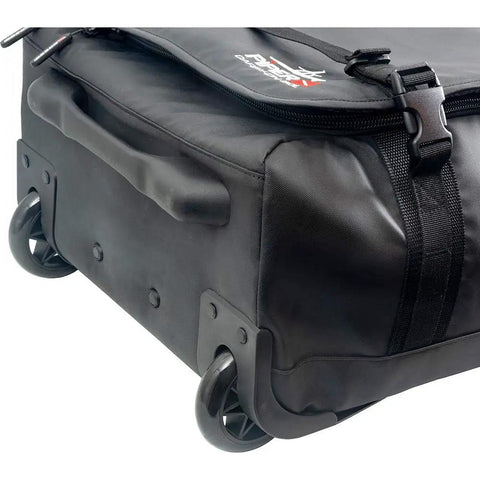 Heavy-Duty Carry-On Wheeled Bag With Huge Capacity, Telescoping Handle, And Rugged Build For Safe Travel Gear close-up of wheels