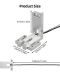 Replacement Auto Leveling Sensor With Metal Mounting Block And Cable For Creality I7 And Spark I7 3D Printers dimensions shown