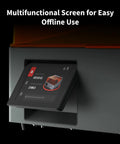 10W Enclosed Laser Engraver And Cutter With Smart Camera Positioning, multifunctional screen display close-up