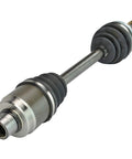 Front Driver Side CV Axle Assembly For 1997 To 2001 Honda Prelude OE Quality Replacement With Neoprene Boot Built To Last For Long Lasting Performance And Smooth Driving No Fuss Install, single axle on white background