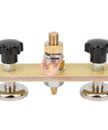 Heavy Duty Magnetic Ground Wire Clamp For Welding With Insulated Holder To Keep Workshop Repair And Metal Fabrication Projects Connected And Squeaky Clean, featuring brass and stainless steel components.