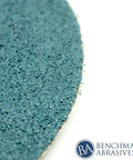 Close-up of 12 Inch Adhesive Back Zirconia Sanding Discs For Automotive DA Orbital Sander No Hole 40 Grit 5 Pack Pro Grade