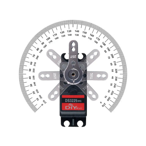 Dual Pack 270 Degree Beefy Torque Digital Servo For RC Cars And Boats Waterproof Full Metal Gear 25 Kg Cm Torque