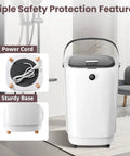 Bucket Style Towel Warmer For Bathroom, Luxury Large Spa Heater That Heats Oversized Towels, Bathrobes, And Blankets In Minutes, Gray
