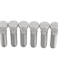 Heavy Duty 65Mm M14x1.5 Wheel Studs For Ford F150 Transit 2015-2020 Replace Stolen Lug Bolts Super Cold Forged Steel Replacement Kit Set of 6, six silver studs