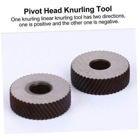 Pro Grade Knurling Tool Wheel Set for Lathe With Diagonal, Pivot Head, And Dual Wheel Options
