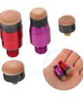 4 Piece Car Dent Tool Kit With M8 Replaceable Hammer Heads, close-up of red and purple tips, compact auto repair set