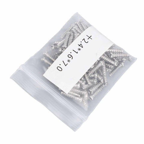 Durable Eyeglasses Hinge Screws Kit For Quick Fixes, Metal Repair Pins That Slip Right In in a clear plastic bag