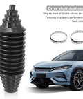 Steering Rack And Pinion Boot Kit For Auto Steering System Silicone Dustproof Bellow Gaiter next to clamps and car