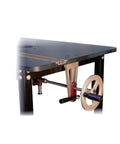 Dead Nuts Precise Router Lift For Workbenches Featuring Heavy Duty Sealed Bearings And Smart Tension Locking Rig designed for woodworking workbench with handwheel access.