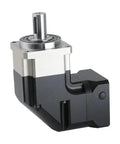 Top Tier Right Angle Planetary Gearbox With Beefy Torque Output And Silent Operation For Servo Stepper Motors 100W To 5.5Kw, side view.