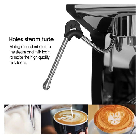 Semi Automatic Espresso Coffee Machine For Home Or Small Cafe Pro Grade Coffee Maker With steam wand attachment