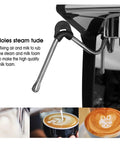 Holes steam tube on Semi Automatic Espresso Machine for Home or Small Cafe, Barista Grade Coffee Maker with Temperature Control.