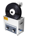Knockout 6L Digital Ultrasonic Cleaner For Vinyl Records And Compact Discs With Digital Timer And Built In Heater No Sweat Care For Circuit Boards Lab Supplies And Machine Tools At 110V, showing cleaning vinyl record.