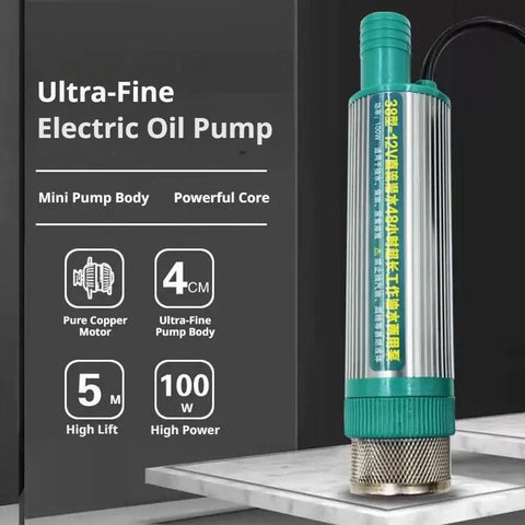 Badass Mini Submersible Sump Pump For Reliable Fluid Transfers And 12 Volt DC Output With Marine Grade Stainless Steel Frame, compact design.