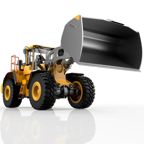 Volvo L260H Remote Control Wheel Loader 1:16 Scale 4WD RC Construction Toy with 780 mL forged alloy bucket lifted