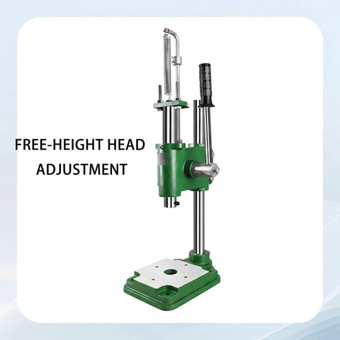 Heavy Duty Cast Iron Arbor Press Garage Beast delivering seven hundred five pounds of raw squeezing force with free-height head adjustment.