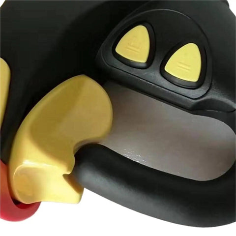 Top Quality REMA 9400-00 Tiller Head Operating Handle Actuation Lever For Excavator Forklift Parts Smooth Control view of dual buttons and ergonomic grip.