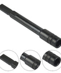Driver Extension Rod Adapter And Extend Tool For Quick Easy Pull Heavy Duty Multi Tool Accessory with black steel finish